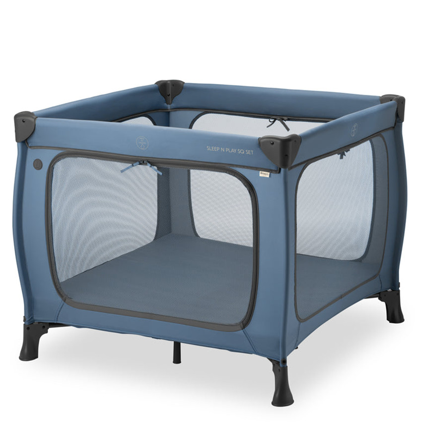 Park-reisbed + Matras Sleep N Play SQ Dark Blue 