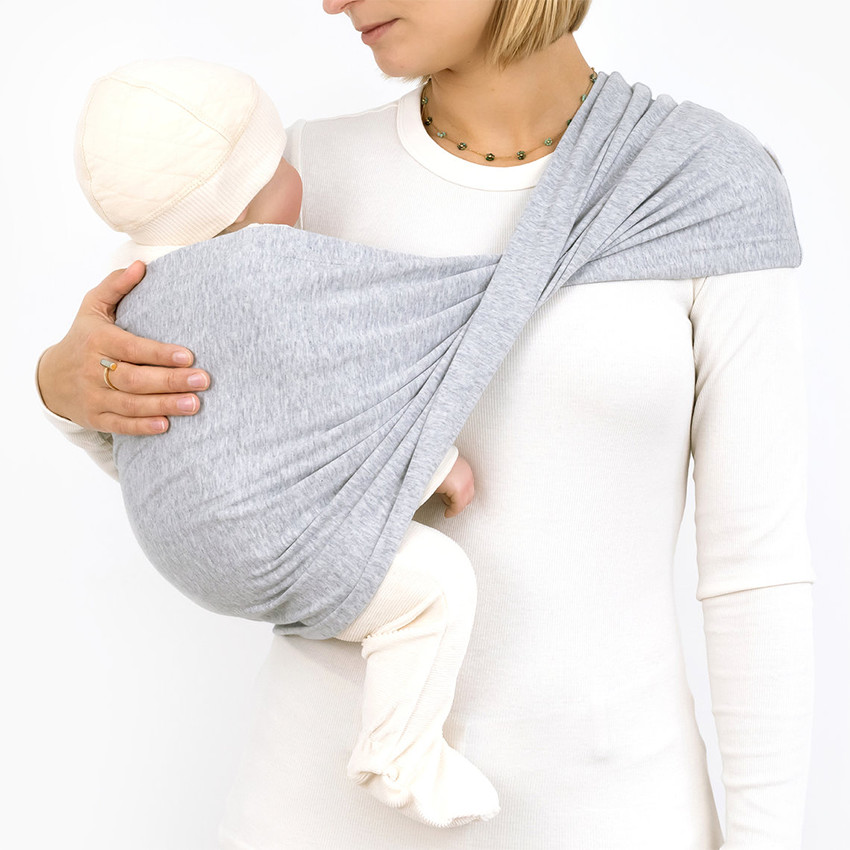 Porte bébé Echarpe Duo -T1- Mix Grey 