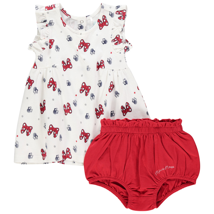 Ensemble robe imprimée Minnie Disney et bloomer 