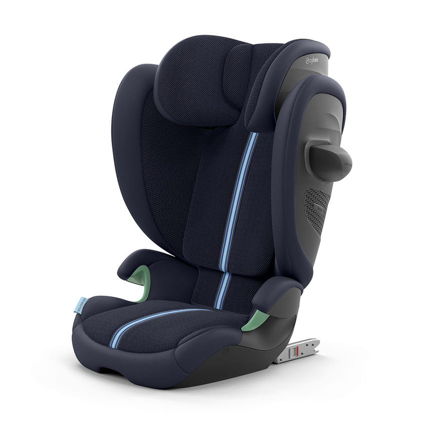 Vouwbare Solution G2 i-Fix autostoel Plus-stof ocean blue 