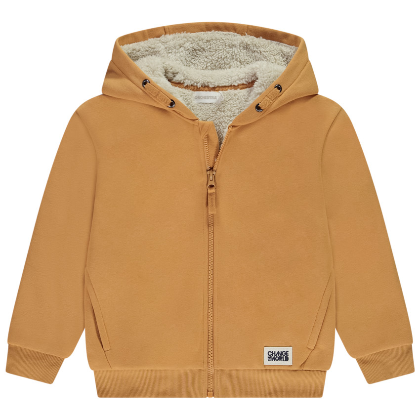 Fleece vest met sherpa voering voor jongens 