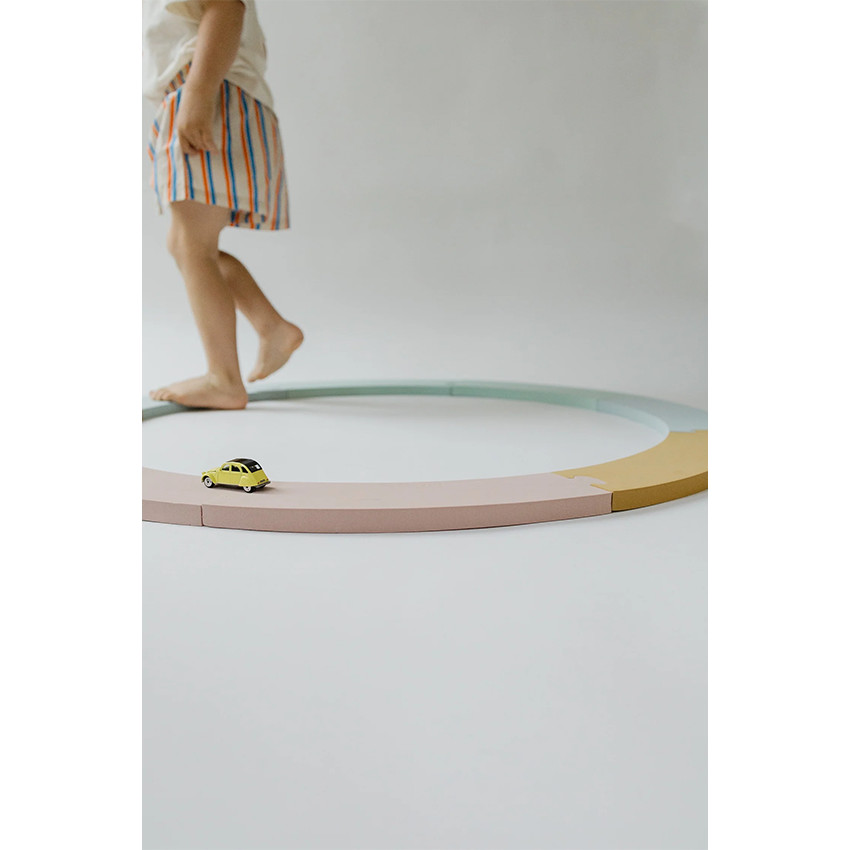 Imagipath in schuim creatie van loopbaan of racebaan 