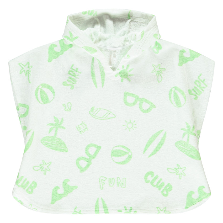 Cape de bain imprimé fantaisie pour bébé  