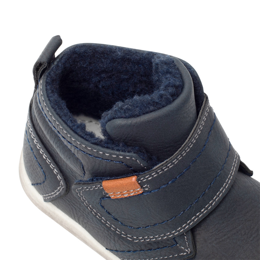 Booties met klittenbandsluiting en warme voering voor jongens 
