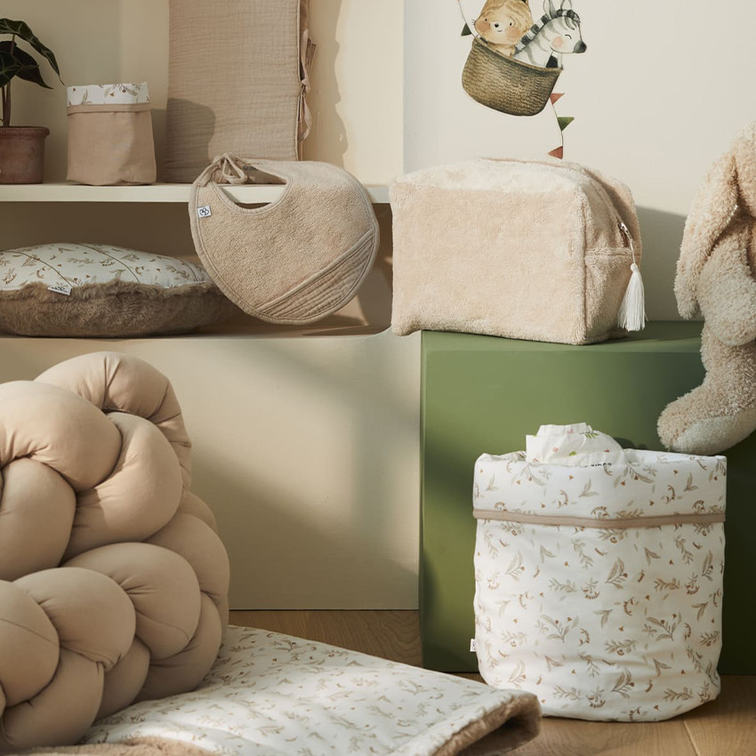 Set de 2 corbeilles de rangement en tissu Daydream 