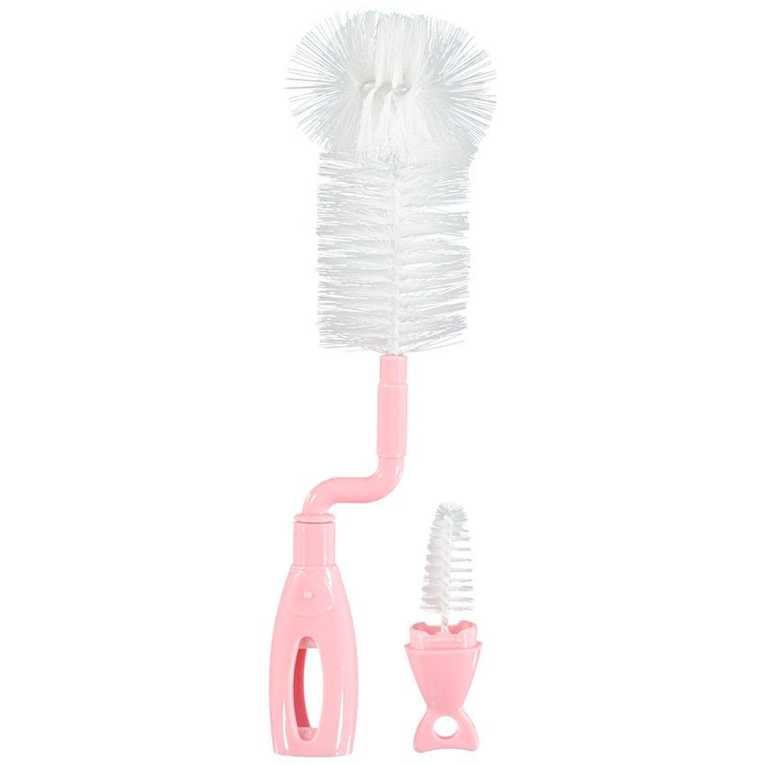 Goupillon et tétine Mix'N'Match - Rose 