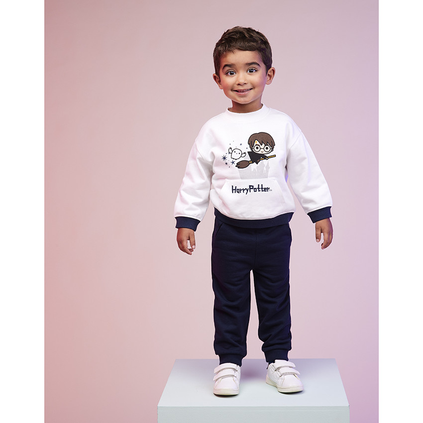 Sweater van molton met Warner Harry Potter-afbeelding voor babyjongens 