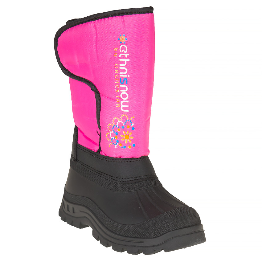 Après-ski roses et noirs du 28 au 35 