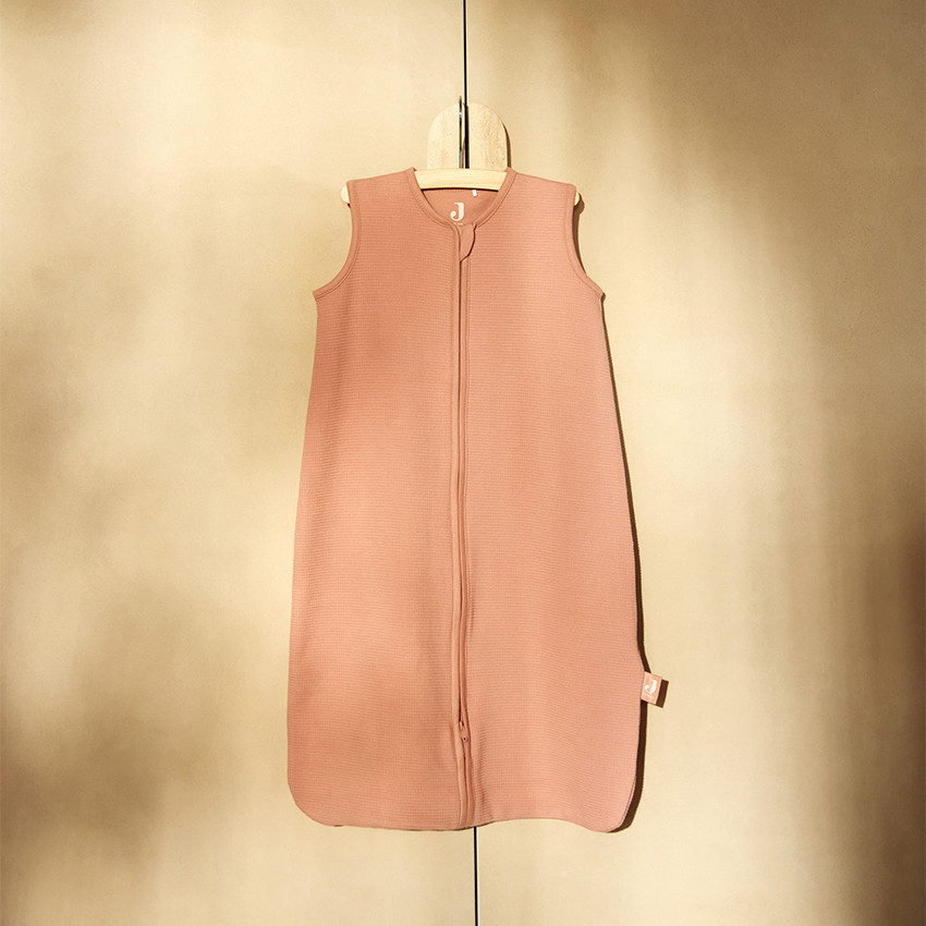 Slaapzak zonder mouwen Jersey 70CM Little Waffle Light Terra 