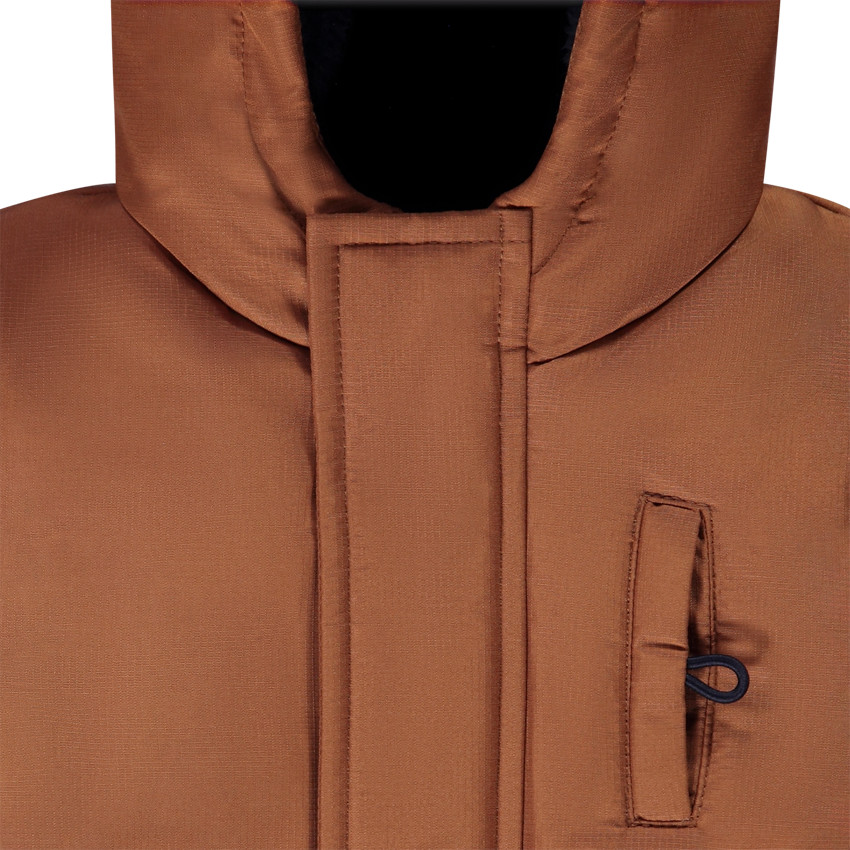 Parka à capuche en polyester doublure en sherpa pour bébé garçon 