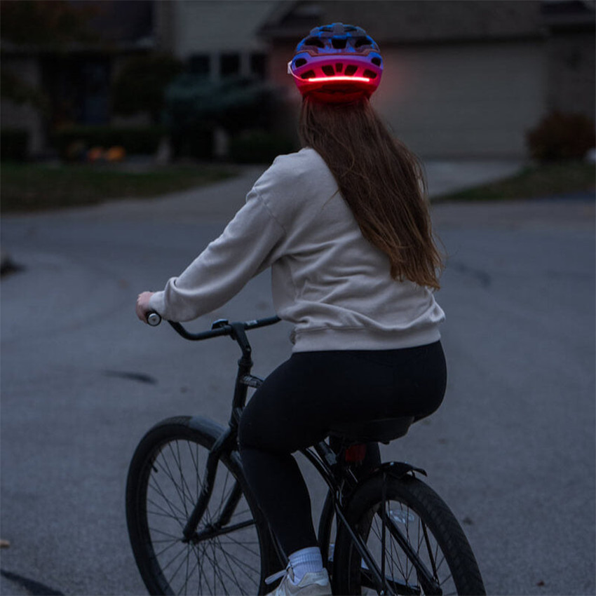 Éclairage LED Brightz pour casque de vélo Rouge 