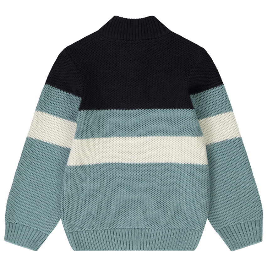 Pull camionneur effet color block pour garçon 