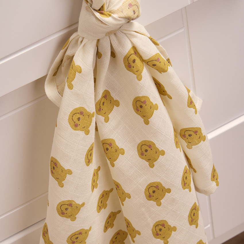 Lot de 3 langes fantaisie Winnie Disney pour bébé garçon  