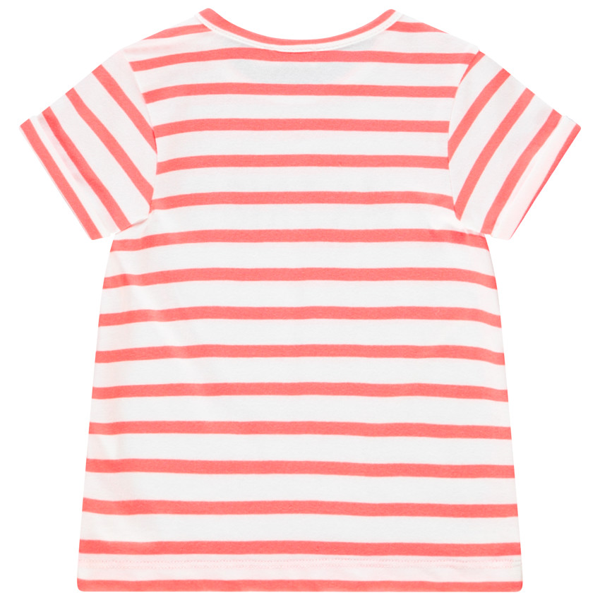 T-shirt mixte bébé à manches courtes marinière 