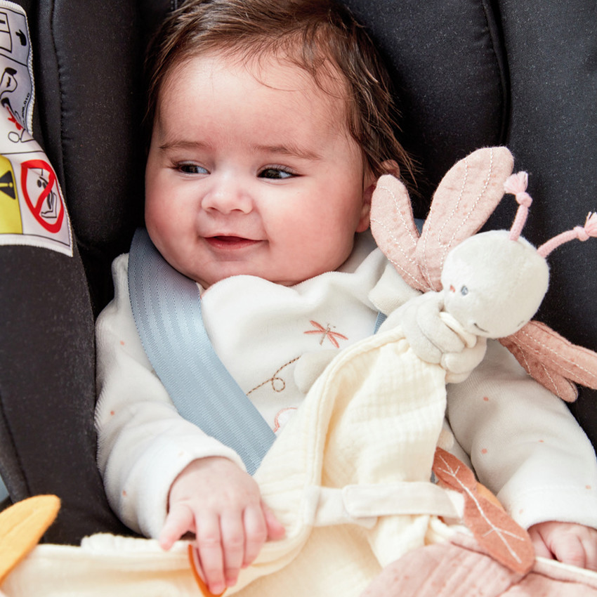 Couverture d'activités en mousseline avec attache Louli 