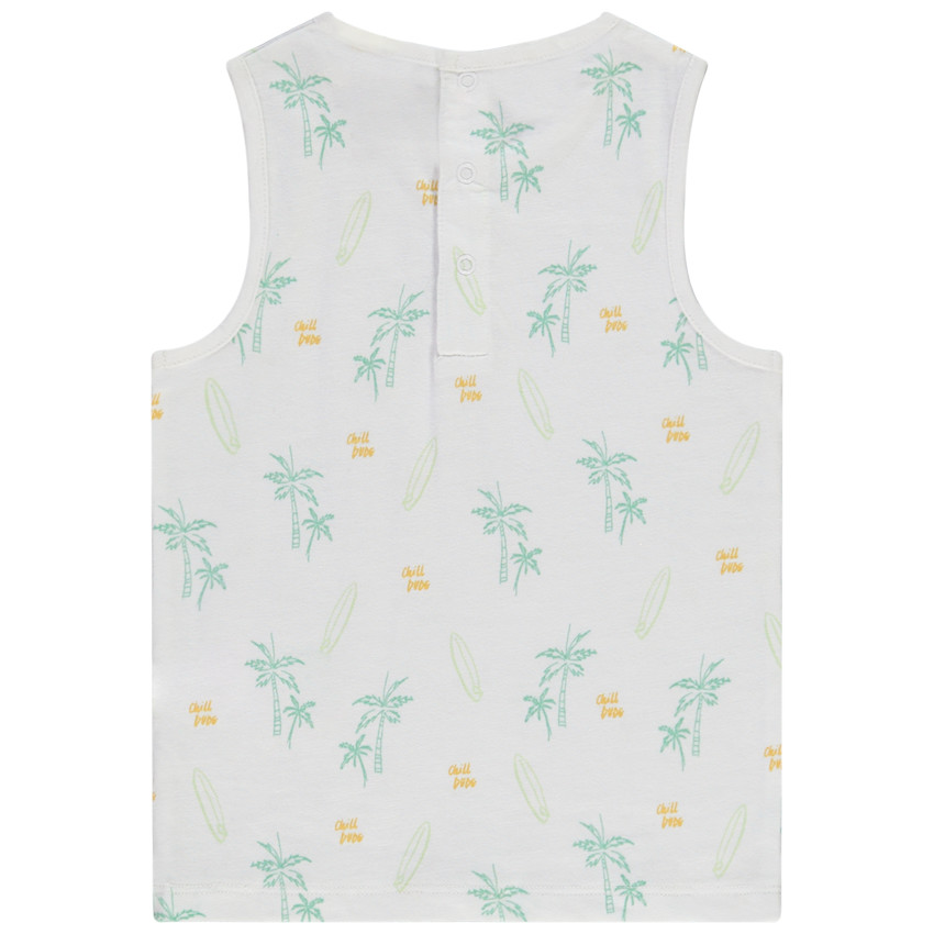 Lot de 5 débardeurs en jersey print surf pour bébé garçon 