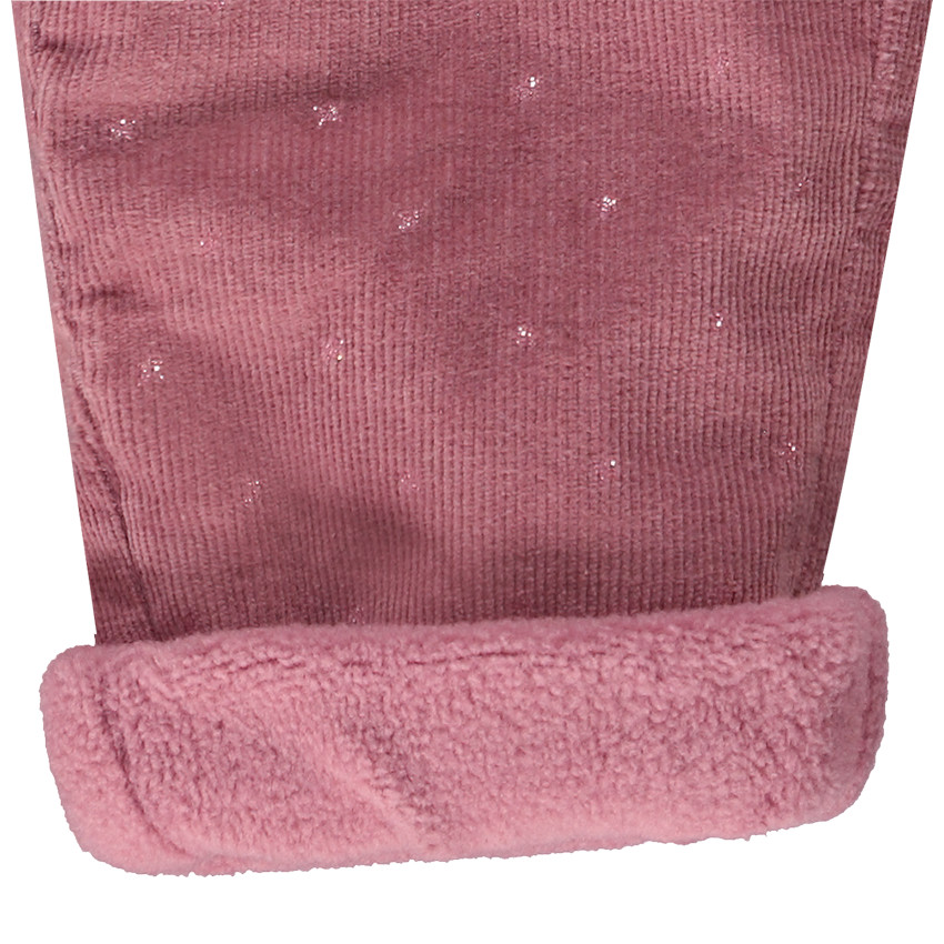 Slimme fluwelen broek met sterrenprint voor babymeisjes 