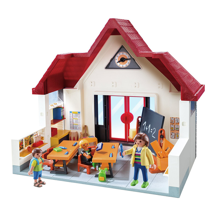 Jouet Valisette Ecole avec salle de classe  
