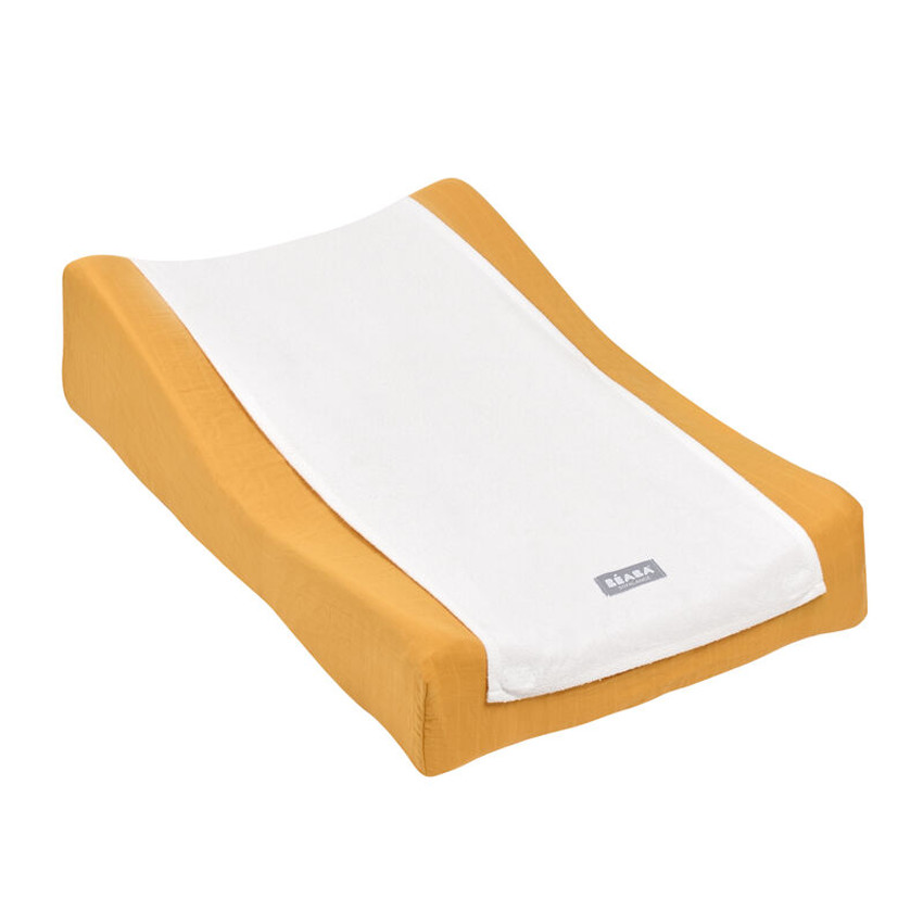 Housse de matelas à langer bi-matière Sofalange Miel 