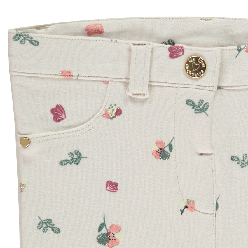 Pantalon fantaisie en molleton avec détails pailletés pour bébé fille 