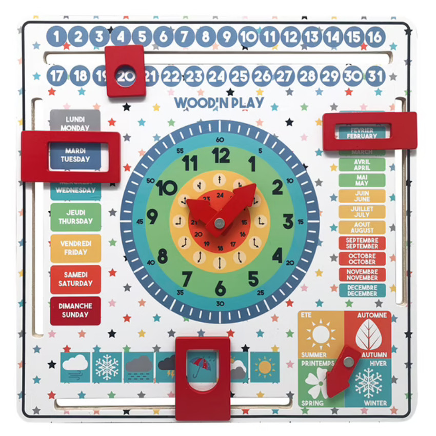 Houten Kalender 3jaar+ 