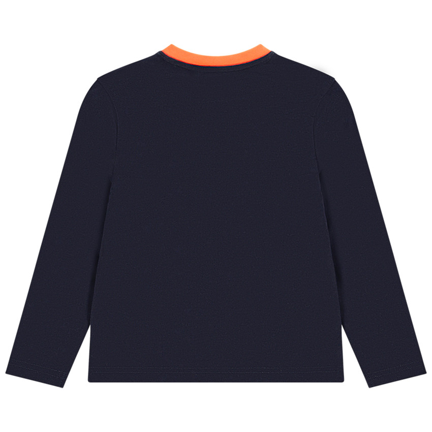 T-shirt manches longues en coton print casque pour enfant garçon 