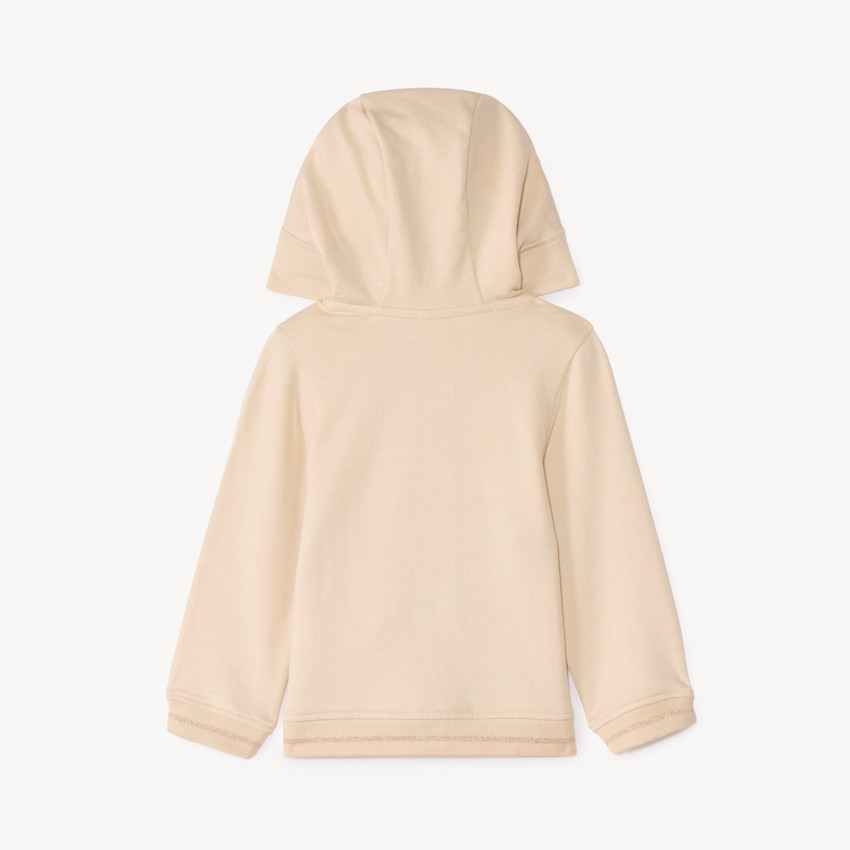 Ludiek fleece vest met capuchon voor meisje baby 