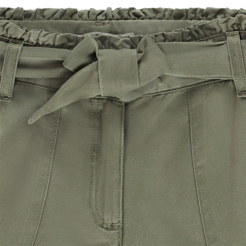 Short paperbag avec ceinture à nouer fille 