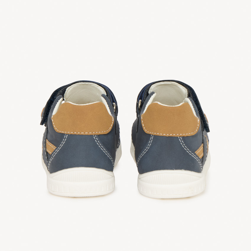 Sandales velcro à empiècements contrastés pour bébé garçon 