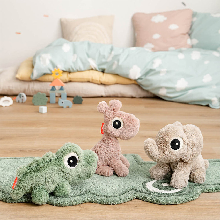 Knuffel Bestie 28cm Croco Groen 
