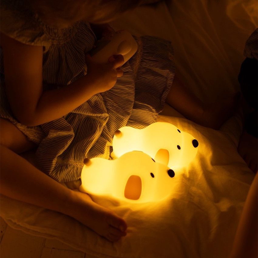 LED-nachtlampje Hond Wit 