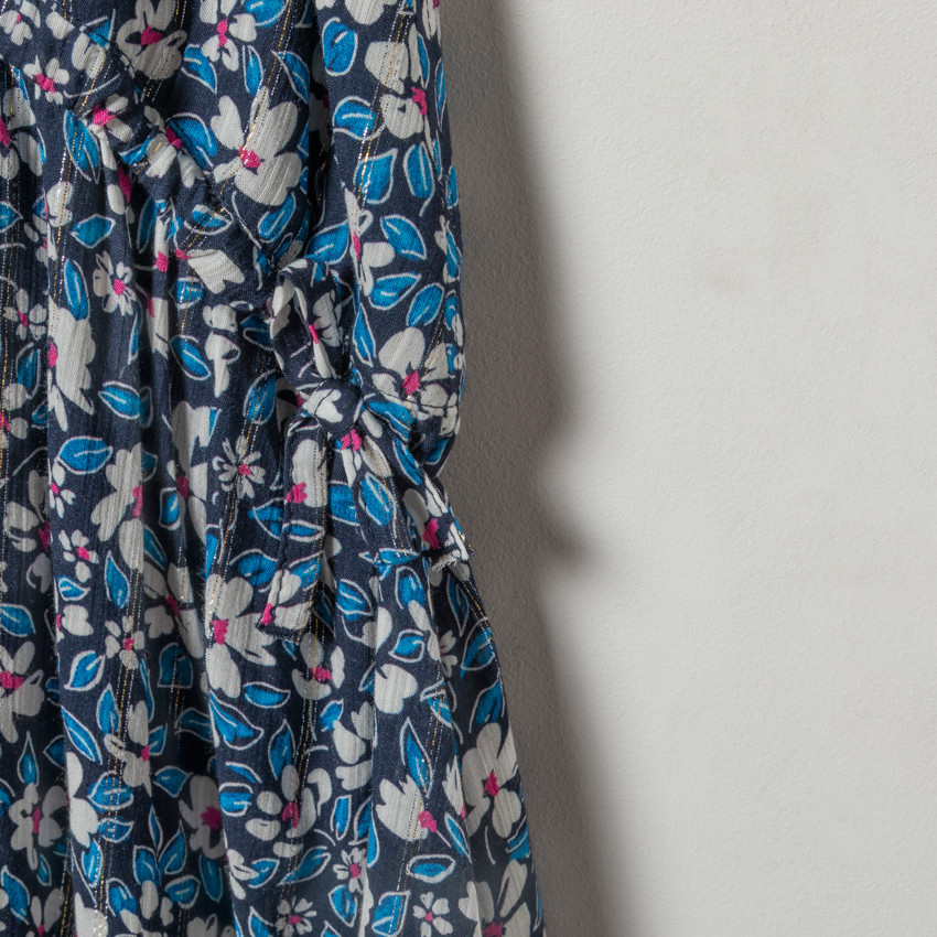 Robe manches courtes à imprimé floral pour fille 