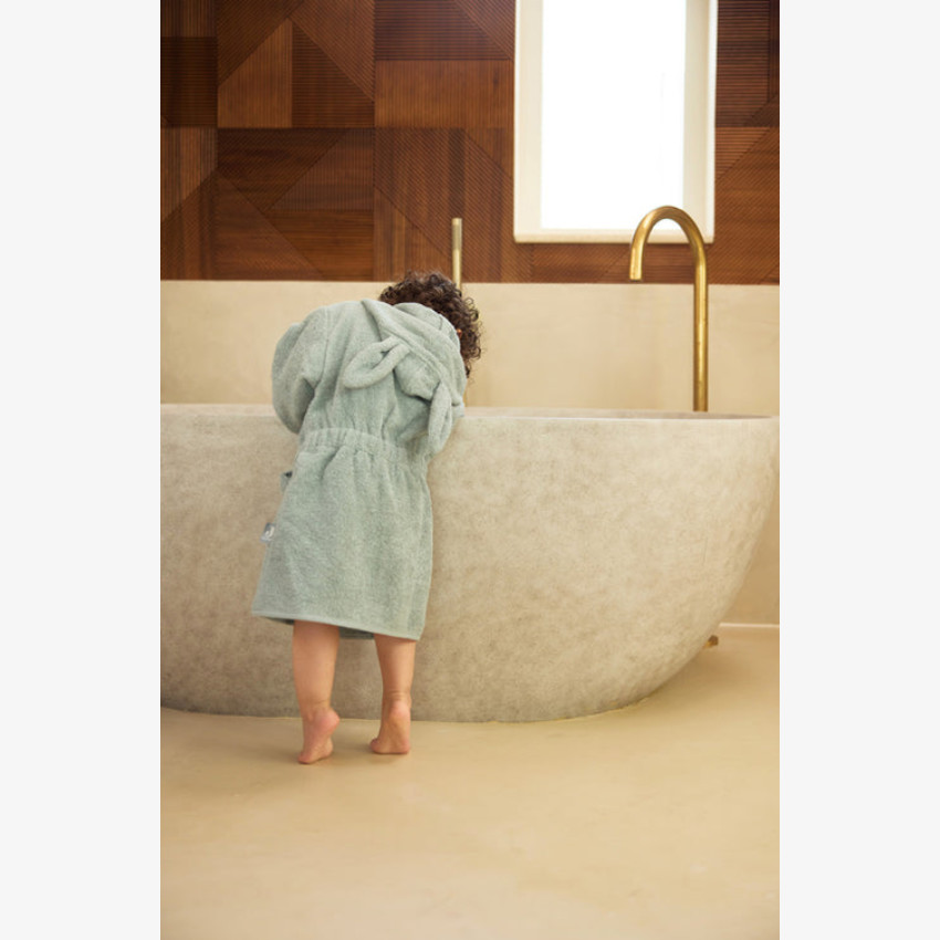 Peignoir de bain 1-2 ans Sea Green 