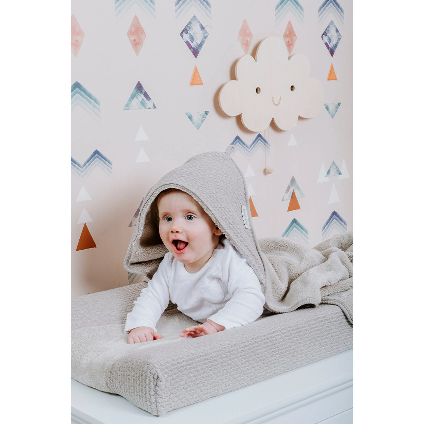 Housse pour matelas à langer 45x70cm Sky Urban Taupe 