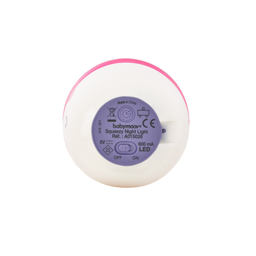 Veilleuse Squeezy - Rose 