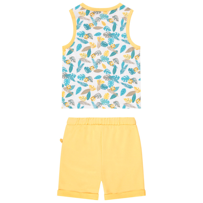 Ensemble de plage débardeur et short à motif Jungle 
