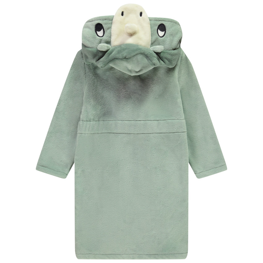 Robe de chambre dinosaure en sherpa pour garçon  
