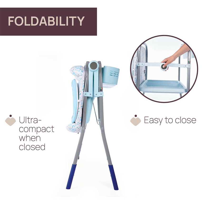 Luiertafel en bad Cuddle & Bubble Comfort Ocean 