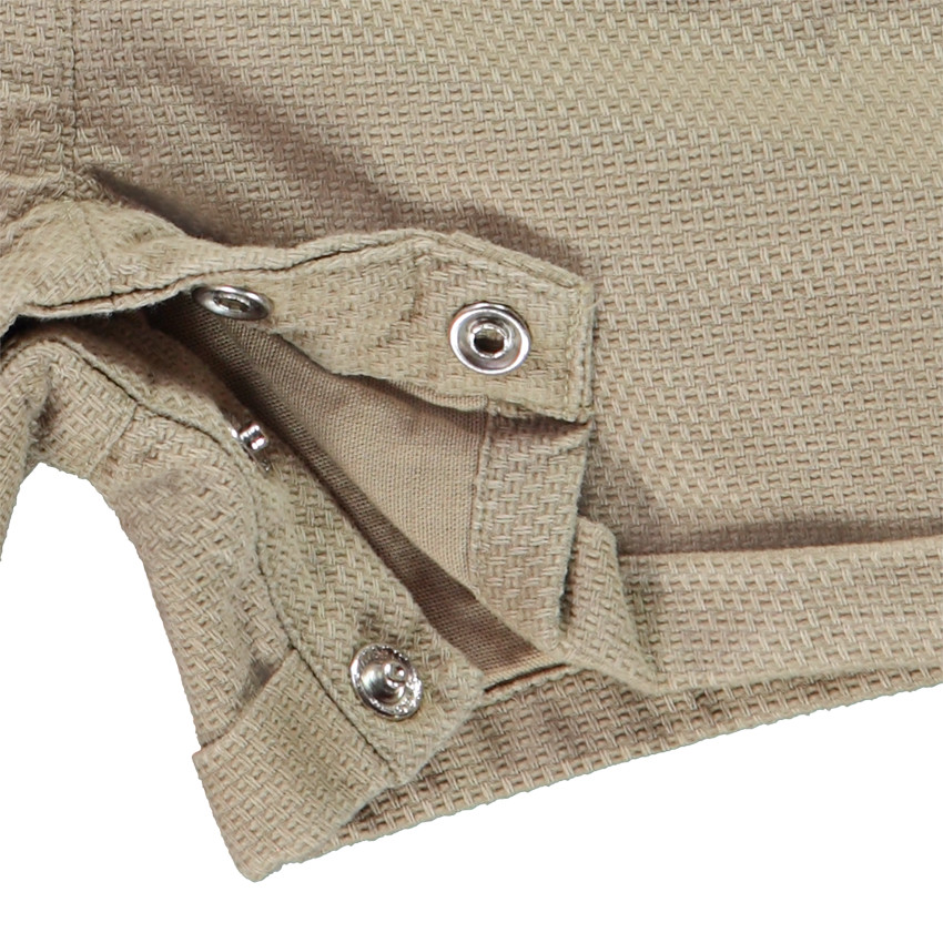 Korte honingraat jumpsuit met arty riem voor meisjes 