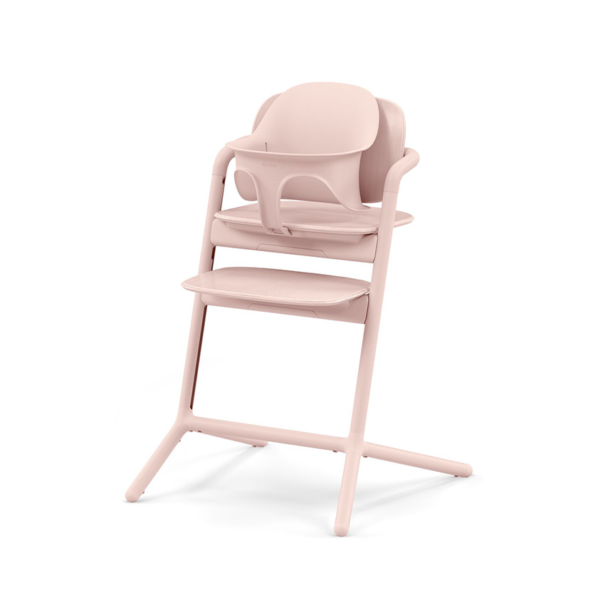 Chaise haute évolutive Lemo 3 en 1 pearl pink 