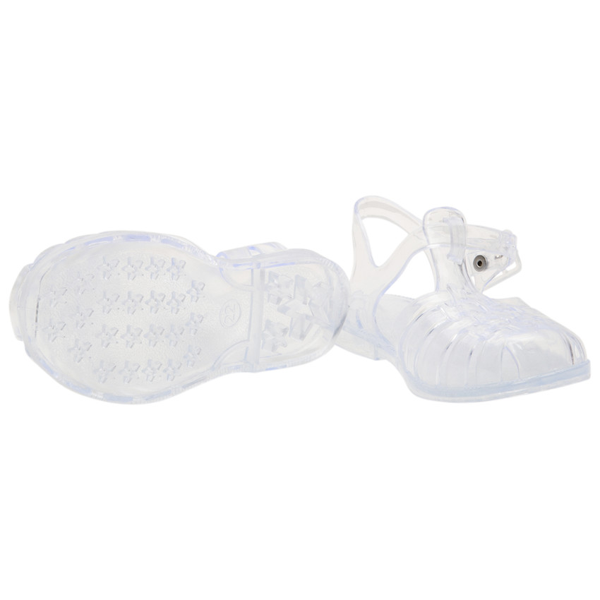Chaussures de plage transparentes pour enfant 