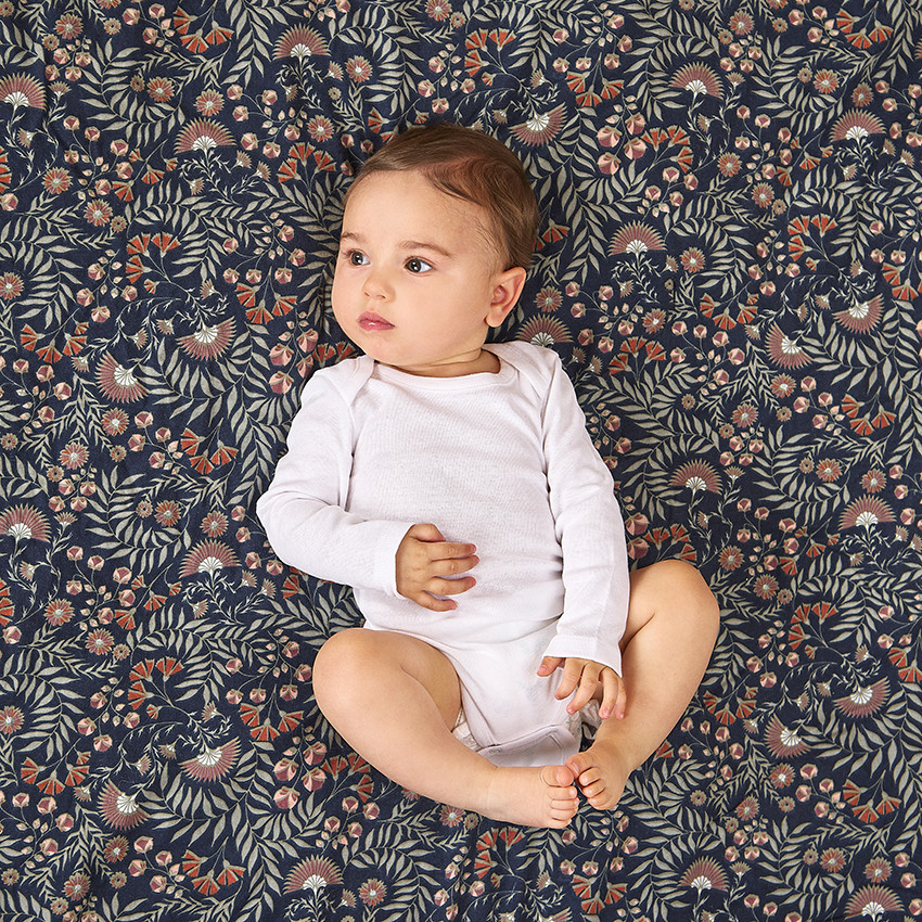 Set van 5 witte bodies met lange mouwen voor baby