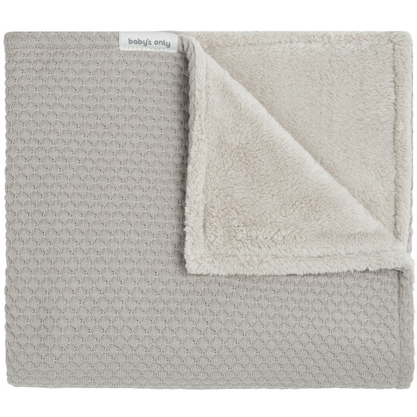 Deken wieg Teddy Sky Urban Taupe 