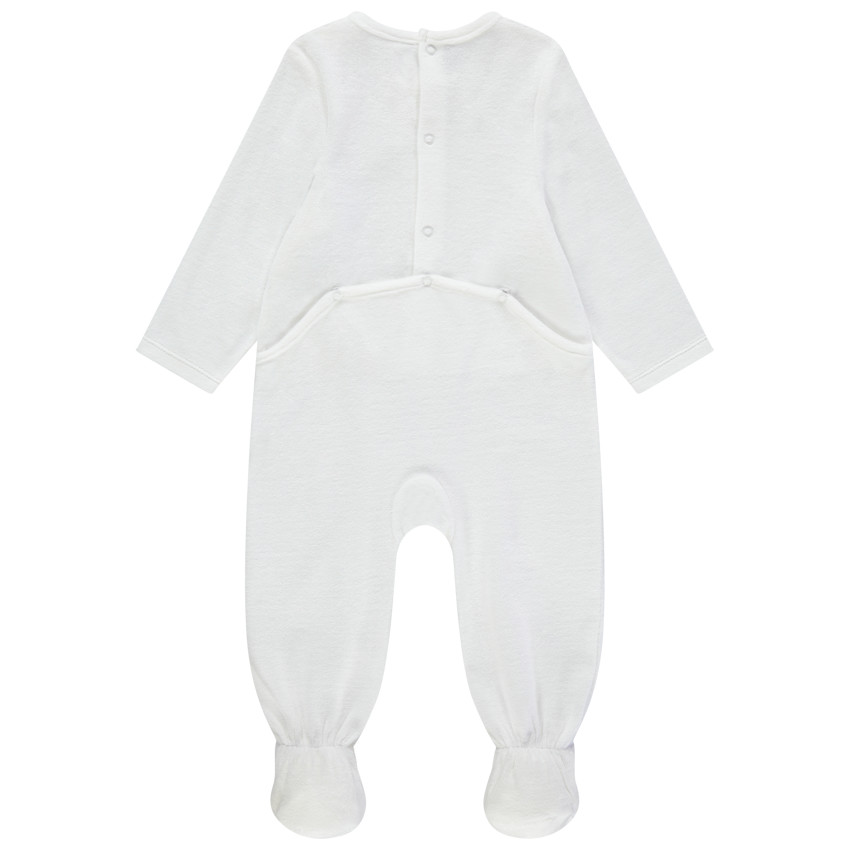 Fluwelen babypyjama voor jongens met vossenprint 