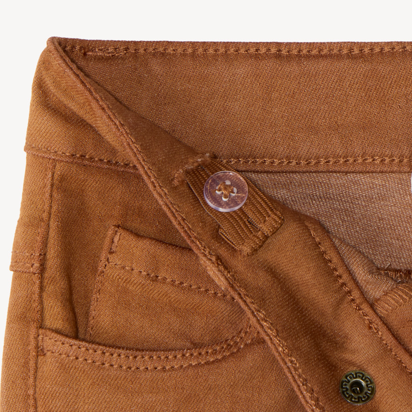 Pantalon bébé garçon en denim uni 