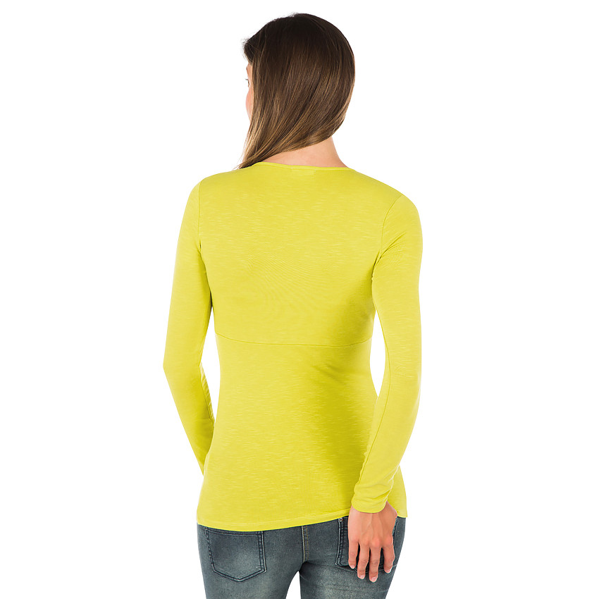 Tee-shirt d'allaitement manches longues en slub 
