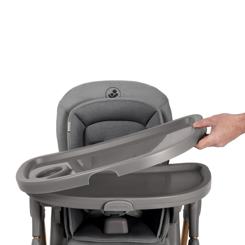 Hoge stoel verstelbaar en evoluerend Minla Plus graphite 