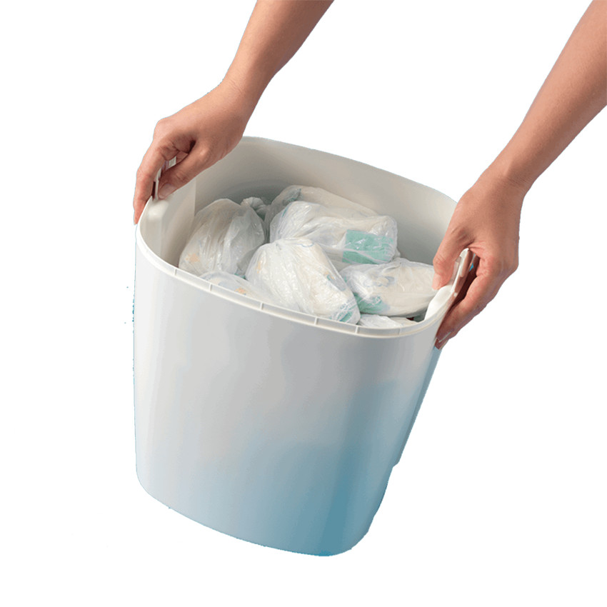 Poubelle à couches Tec - Rose 