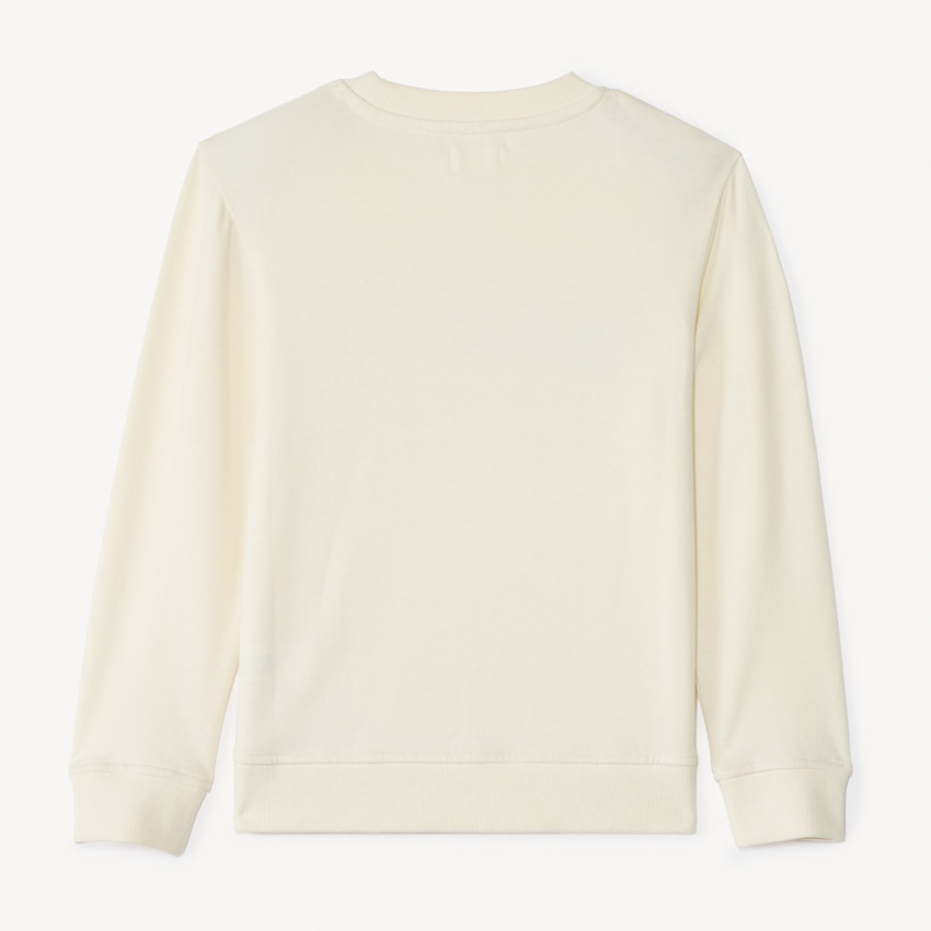 Fleece sweatshirt met print voor jongens 