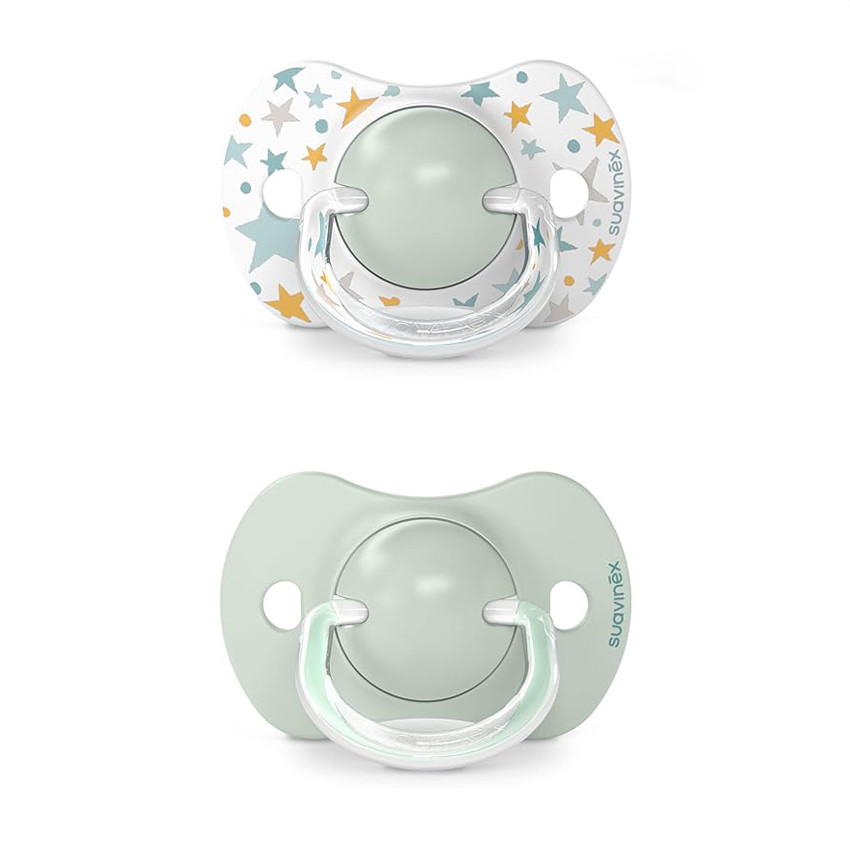 Lot de 2 sucettes silicone SX Pro 6-18M dreams blue 